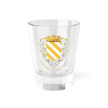 Coat of arms of the Republic of Crema (Italy) (Coat of Arms) Shot Glass 1.5oz 1.5oz - Go Mug Yourself