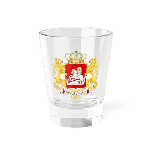 Coat of arms of the Republic of Georgia (Georgia) (Coat of Arms) Shot Glass 1.5oz 1.5oz - Go Mug Yourself