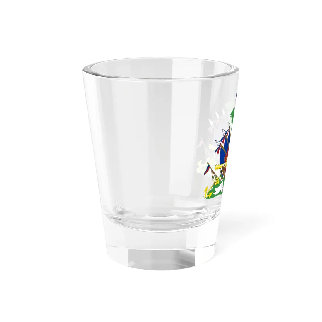 Coat of arms of the Republic of Haiti 1859-1964 (Haiti) (Coat of Arms) Shot Glass 1.5oz - Go Mug Yourself