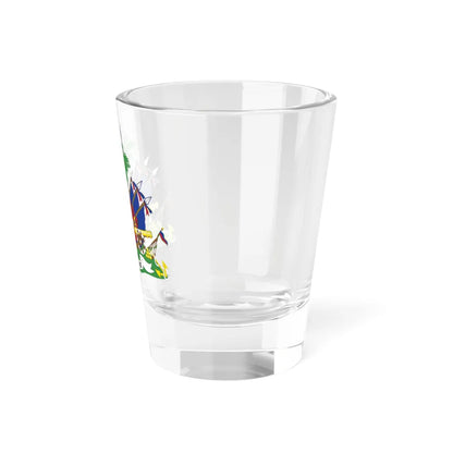 Coat of arms of the Republic of Haiti 1859-1964 (Haiti) (Coat of Arms) Shot Glass 1.5oz - Go Mug Yourself