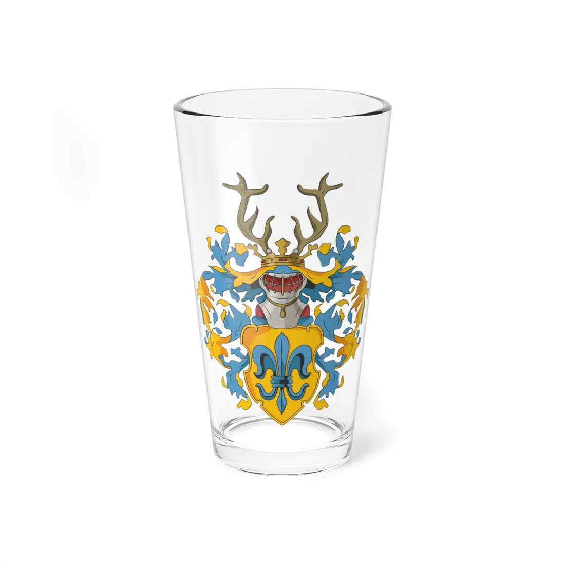 Coat of arms of the Republic of Swellendam (South Africa) (Coat of Arms) Pint Glass 16oz 16oz - Go Mug Yourself