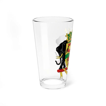 Coat of arms of the Republic of the Congo (Congo) (Coat of Arms) Pint Glass 16oz - Go Mug Yourself