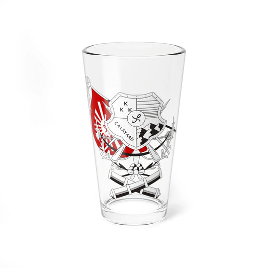 Coat of arms of the Republic of the Tagalog Nation (Philippines) (Coat of Arms) Pint Glass 16oz 16oz - Go Mug Yourself