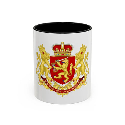 Coat of arms of the republic of the united Netherlands (after 1665) - Accent Coffee Mug 11oz Black - Go Mug Yourself