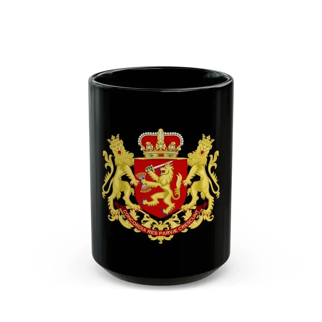 Coat of arms of the republic of the united Netherlands (after 1665) - Black Coffee Mug 15oz - Go Mug Yourself