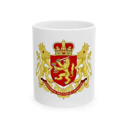 Coat of arms of the republic of the united Netherlands (after 1665) - White Coffee Mug 11oz - Go Mug Yourself