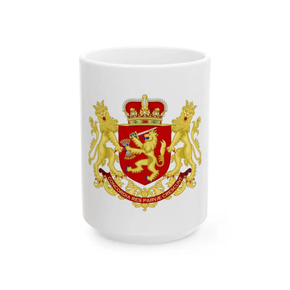 Coat of arms of the republic of the united Netherlands (after 1665) - White Coffee Mug-15oz-Go Mug Yourself