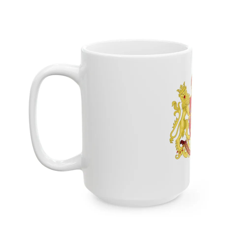 Coat of arms of the republic of the united Netherlands (after 1665) - White Coffee Mug-Go Mug Yourself