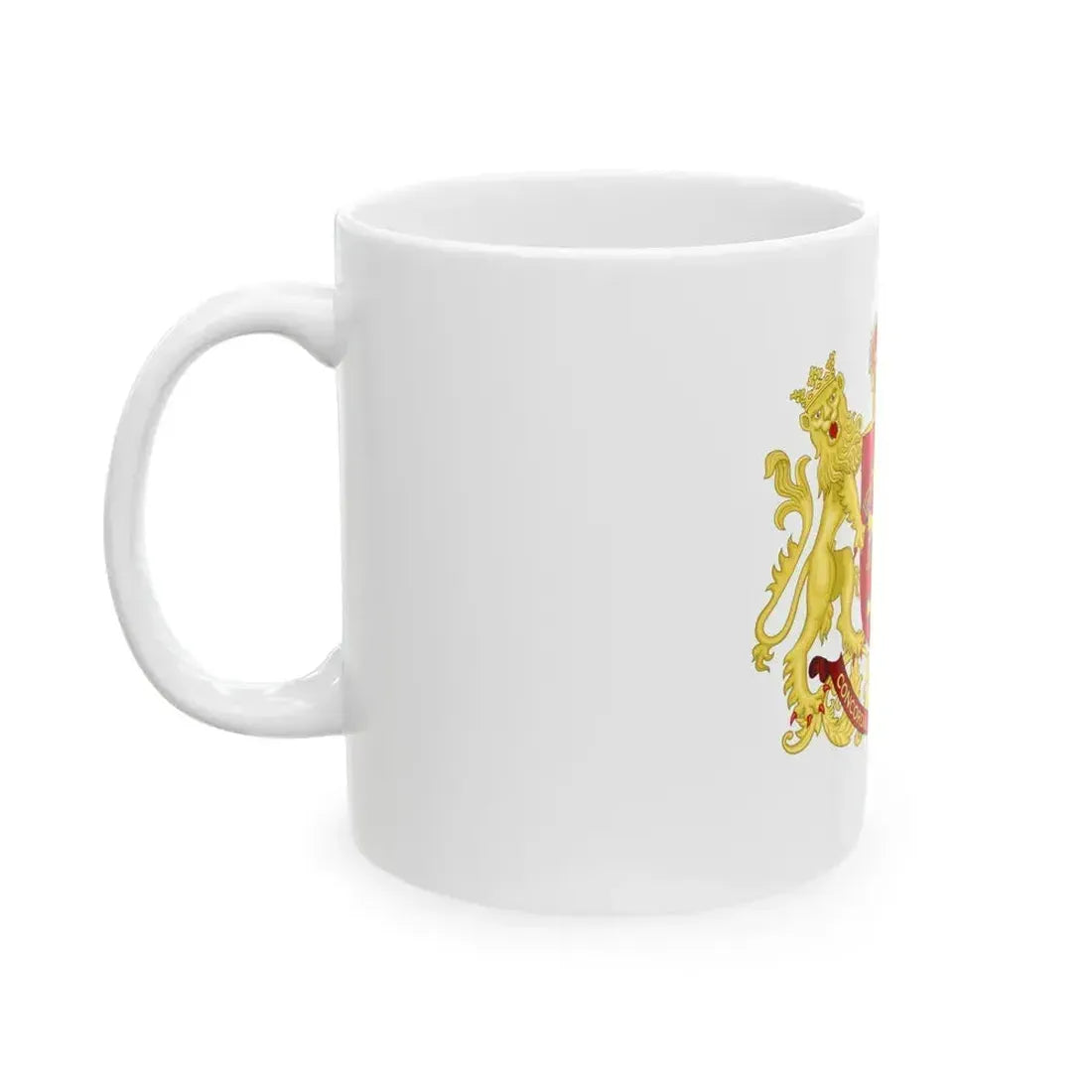 Coat of arms of the republic of the united Netherlands (after 1665) - White Coffee Mug - Go Mug Yourself