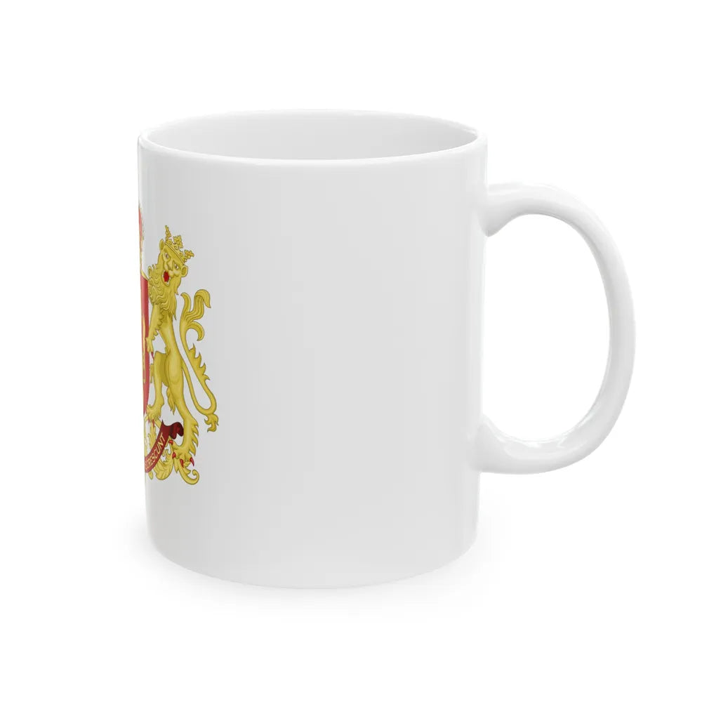 Coat of arms of the republic of the united Netherlands (after 1665) - White Coffee Mug-Go Mug Yourself