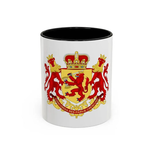 Coat of arms of the republic of the united Netherlands (before 1665) - Accent Coffee Mug 11oz Black - Go Mug Yourself