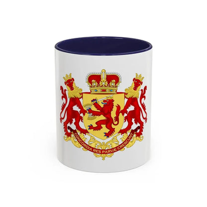 Coat of arms of the republic of the united Netherlands (before 1665) - Accent Coffee Mug 11oz Navy - Go Mug Yourself