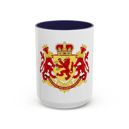Coat of arms of the republic of the united Netherlands (before 1665) - Accent Coffee Mug 15oz Navy - Go Mug Yourself