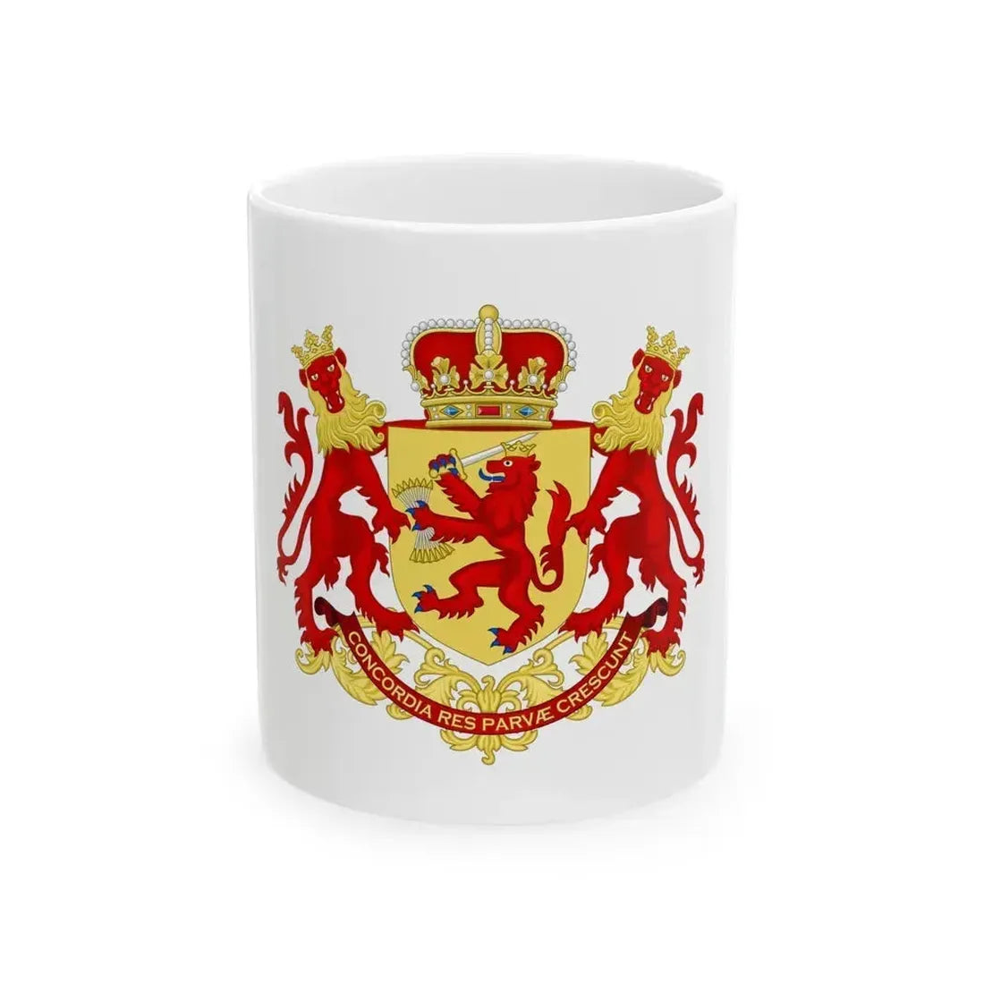 Coat of arms of the republic of the united Netherlands (before 1665) - White Coffee Mug 11oz - Go Mug Yourself