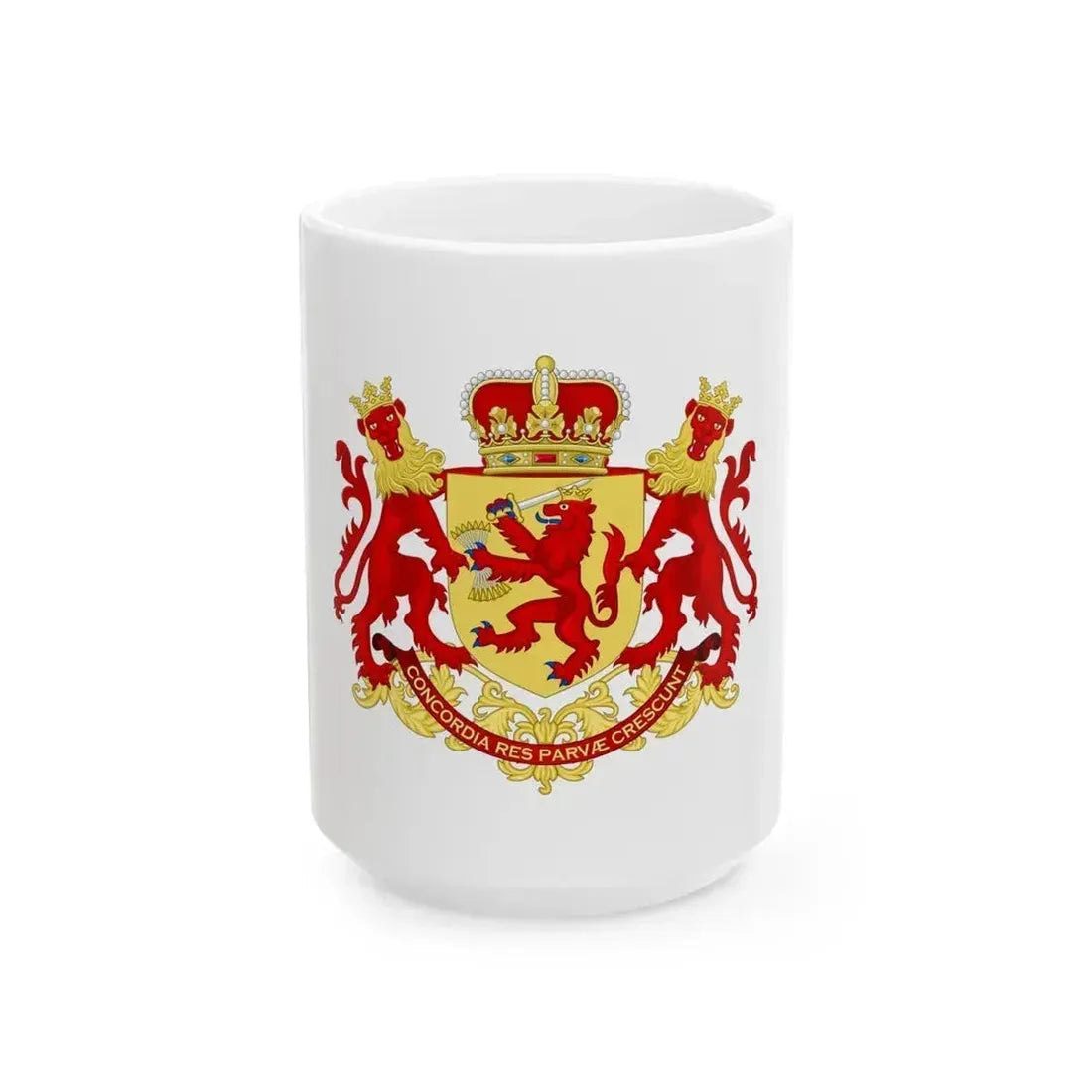 Coat of arms of the republic of the united Netherlands (before 1665) - White Coffee Mug 15oz - Go Mug Yourself