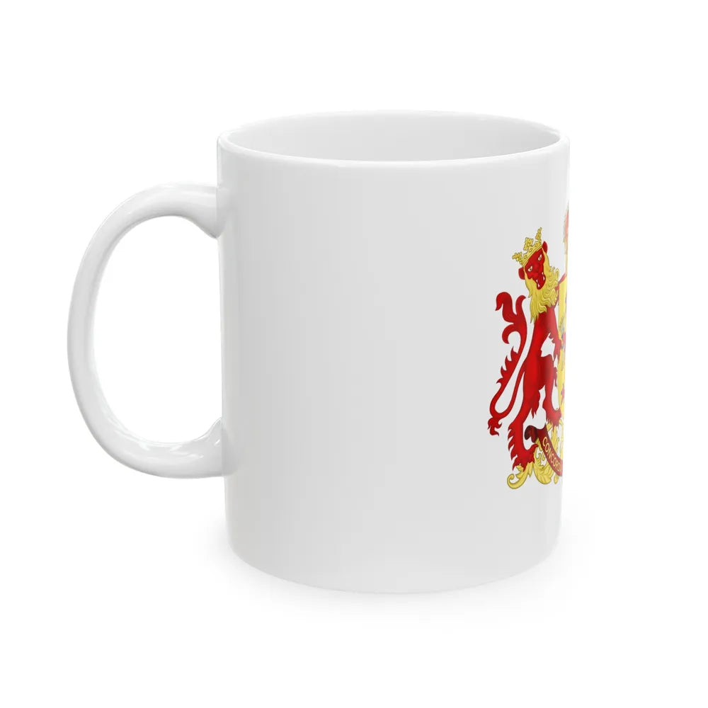 Coat of arms of the republic of the united Netherlands (before 1665) - White Coffee Mug-Go Mug Yourself