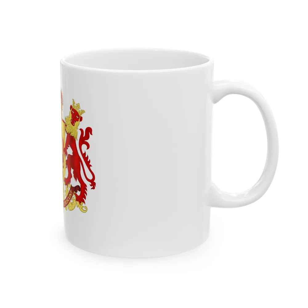 Coat of arms of the republic of the united Netherlands (before 1665) - White Coffee Mug-Go Mug Yourself