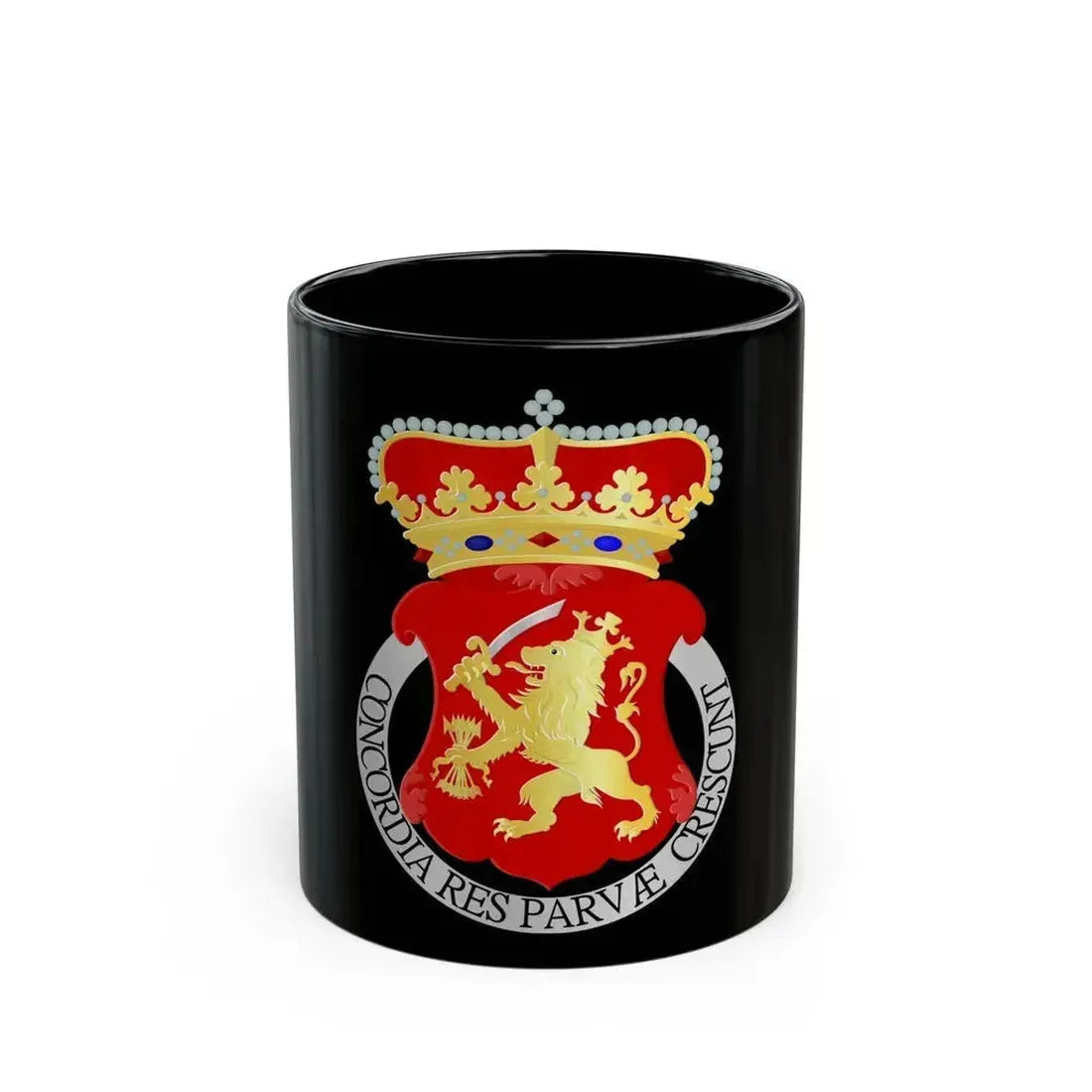 Coat of arms of the Republic of the United Netherlands - Black Coffee Mug 11oz - Go Mug Yourself