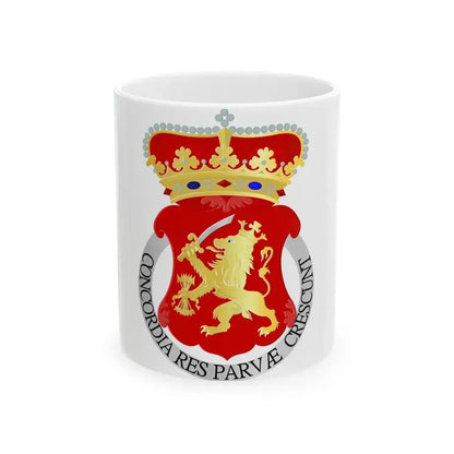 Coat of arms of the Republic of the United Netherlands - White Coffee Mug 11oz - Go Mug Yourself