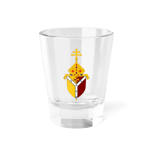 Coat of Arms of the Roman Catholic Archdiocese of Birmingham (England) (Coat of Arms) Shot Glass 1.5oz 1.5oz - Go Mug Yourself