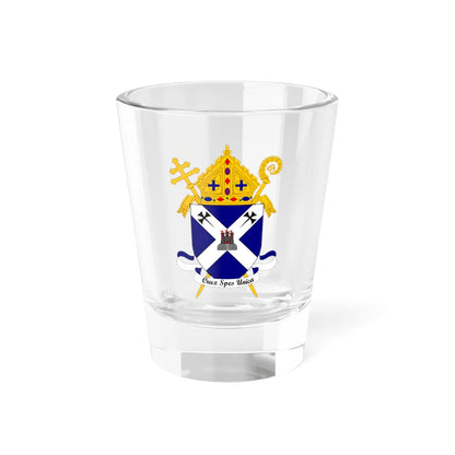 Coat of Arms of the Roman Catholic Archdiocese of Edinburgh (Scotland) (Coat of Arms) Shot Glass 1.5oz 1.5oz - Go Mug Yourself