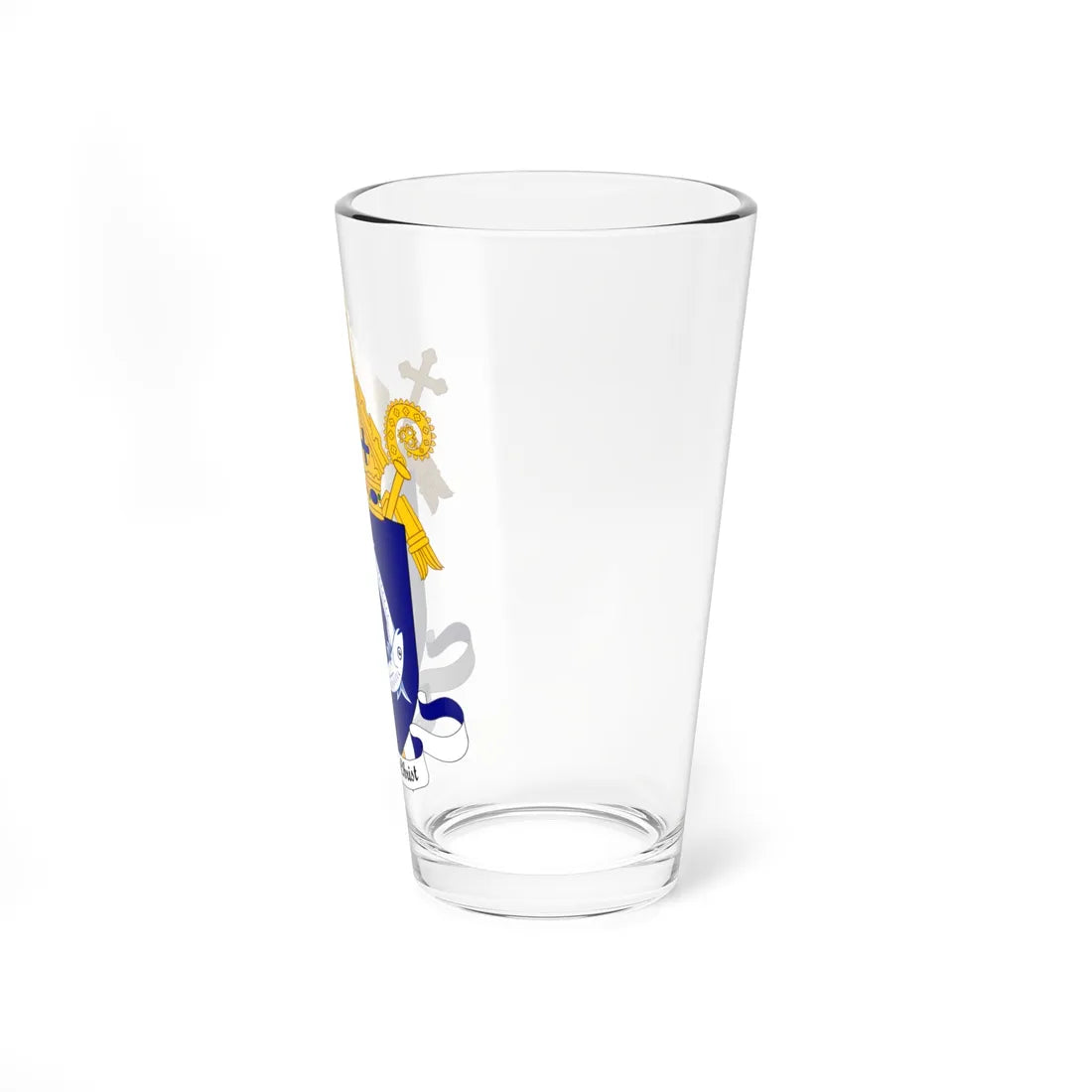 Coat of Arms of the Roman Catholic Diocese of Aberdeen (United Kingdom) (Coat of Arms) Pint Glass 16oz - Go Mug Yourself