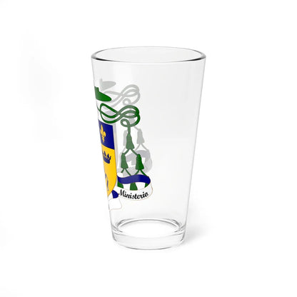Coat of Arms of the Roman Catholic Diocese of East Anglia (England) (Coat of Arms) Pint Glass 16oz - Go Mug Yourself