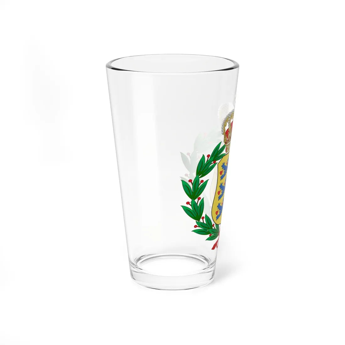 Coat of arms of the Royal Danish Army (Denmark) (Coat of Arms) Pint Glass 16oz - Go Mug Yourself