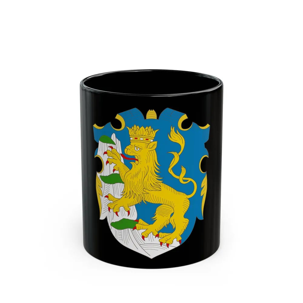 Coat of arms of the Rus Voivodship - Black Coffee Mug-11oz-Go Mug Yourself