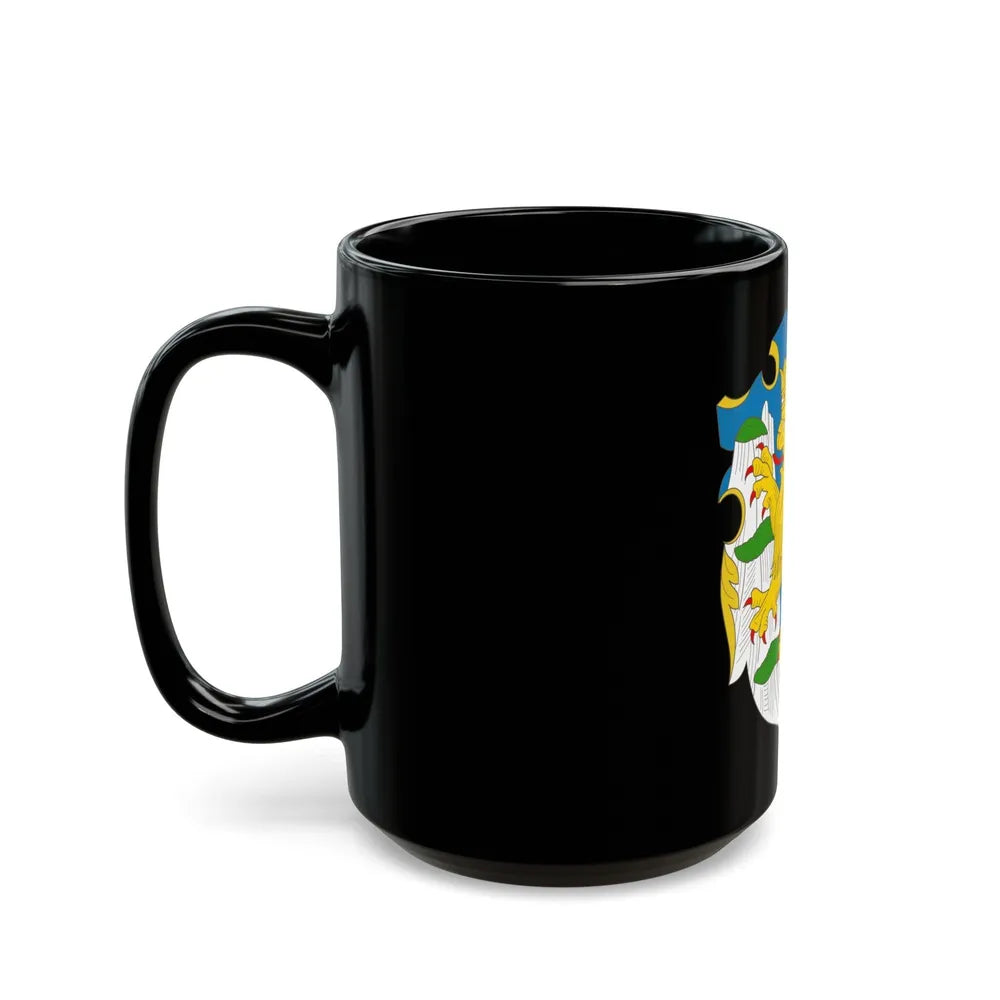 Coat of arms of the Rus Voivodship - Black Coffee Mug-Go Mug Yourself