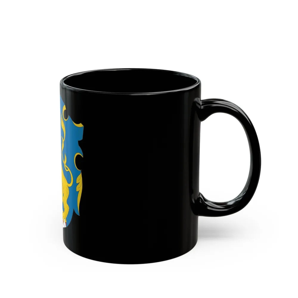 Coat of arms of the Rus Voivodship - Black Coffee Mug-Go Mug Yourself