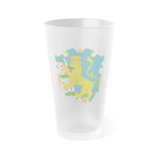 Coat of arms of the Rus Voivodship - Frosted Pint Glass 16oz Default Title - Go Mug Yourself