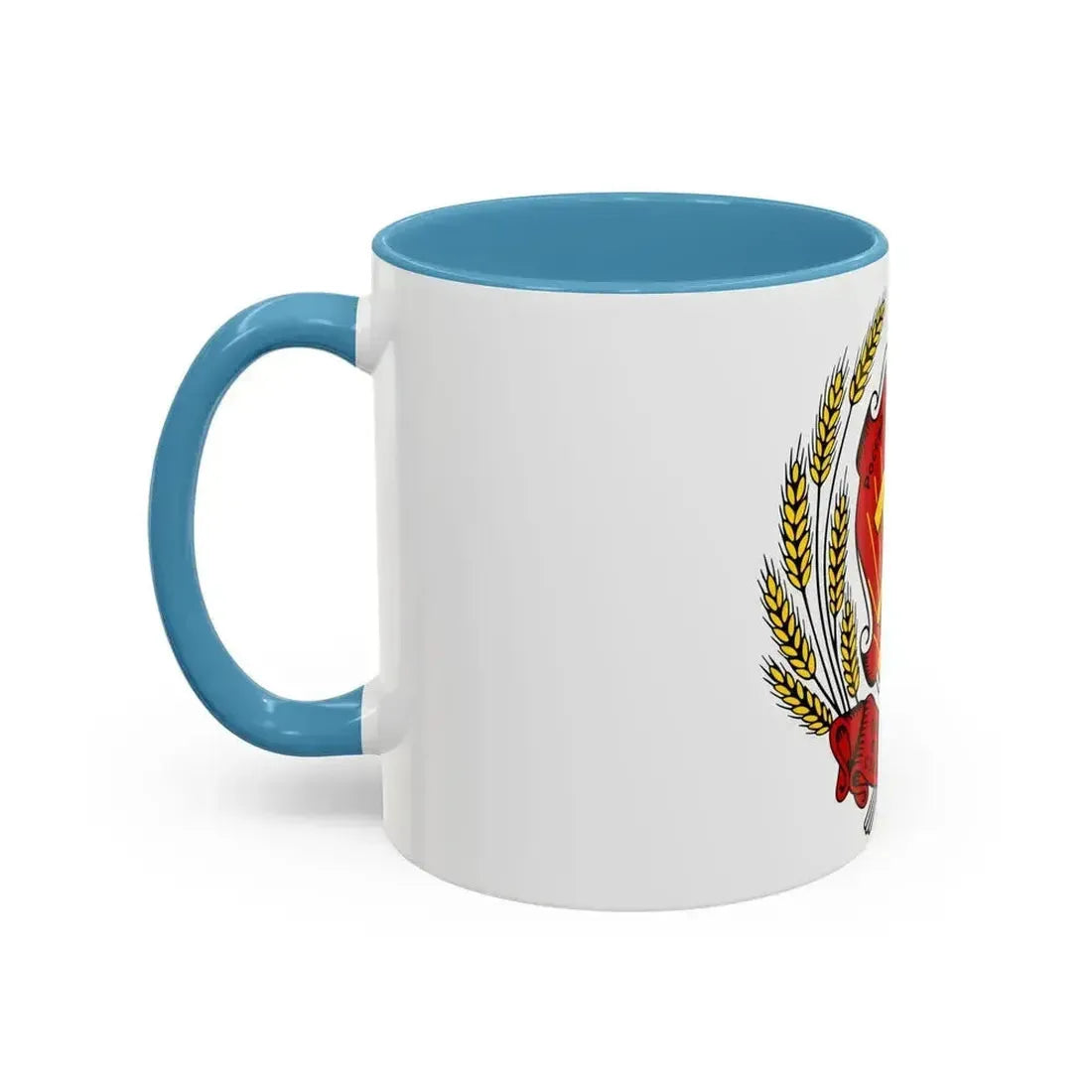 Coat of arms of the Russian Federation (1992-1993) - Accent Coffee Mug - Go Mug Yourself