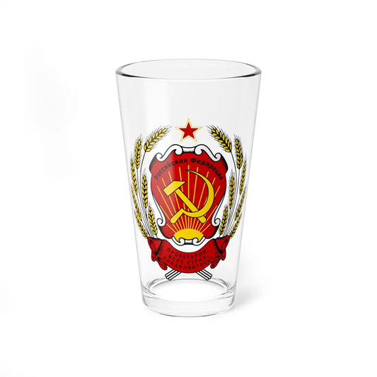 Coat of arms of the Russian Federation (1992-1993) - Pint Glass 16oz-16oz-Go Mug Yourself