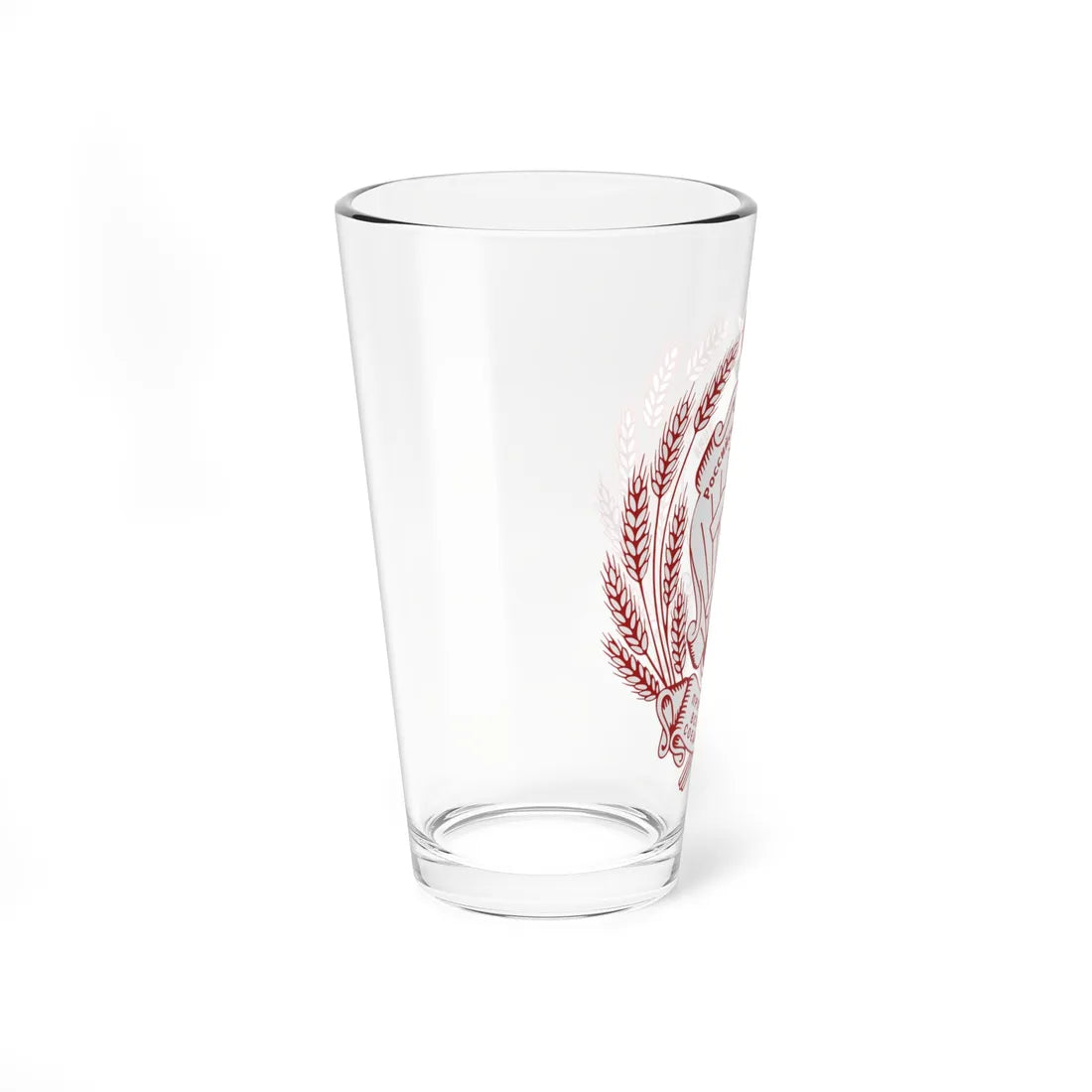 Coat of arms of the Russian Federation 1992-1993 printed version FireBrick (Russia) (Coat of Arms) Pint Glass 16oz - Go Mug Yourself