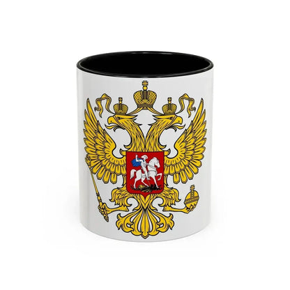 Coat of Arms of the Russian Federation 2 - Accent Coffee Mug 11oz Black - Go Mug Yourself