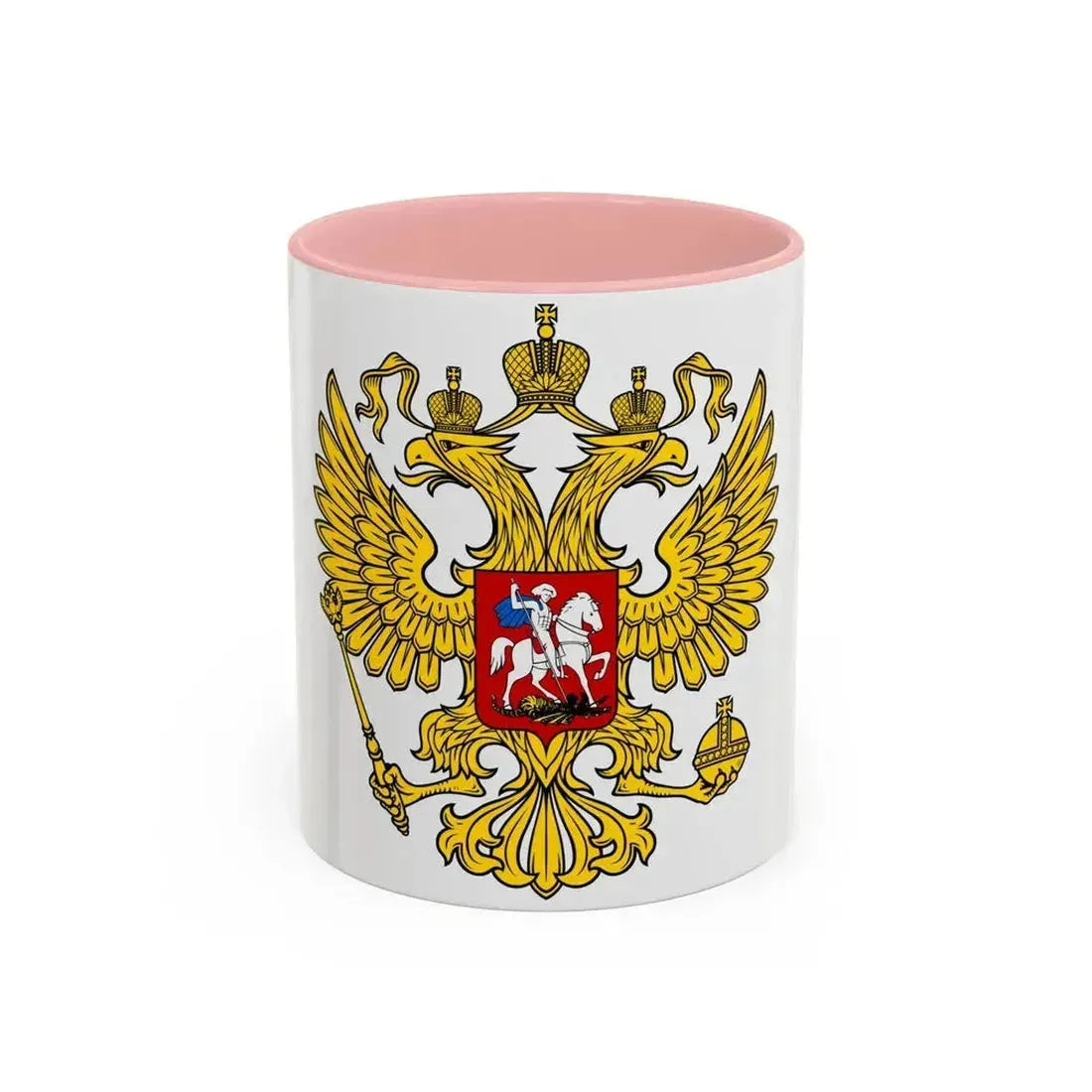 Coat of Arms of the Russian Federation 2 - Accent Coffee Mug 11oz Pink - Go Mug Yourself