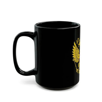 Coat of Arms of the Russian Federation 2 - Black Coffee Mug - Go Mug Yourself