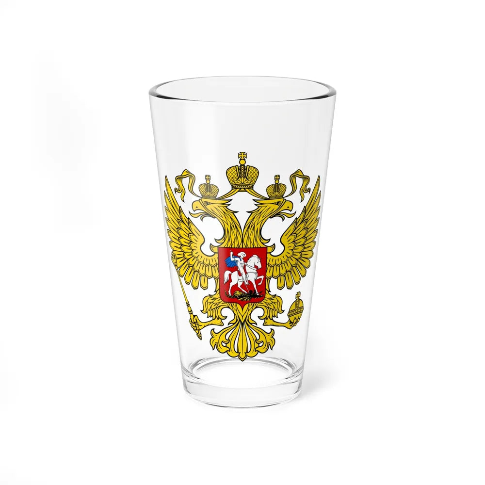 Coat of Arms of the Russian Federation 2 - Pint Glass 16oz-16oz-Go Mug Yourself