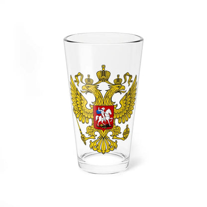 Coat of Arms of the Russian Federation 2 - Pint Glass 16oz-16oz-Go Mug Yourself