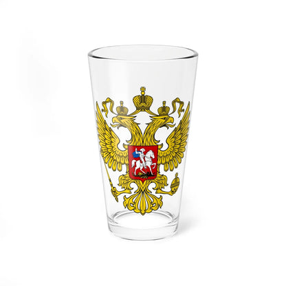 Coat of Arms of the Russian Federation 2 (Russia) (Coat of Arms) Pint Glass 16oz 16oz - Go Mug Yourself