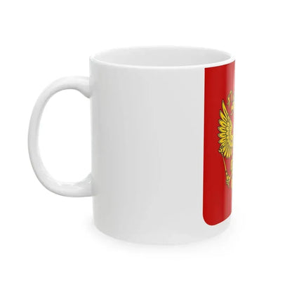 Coat of Arms of the Russian Federation - White Coffee Mug - Go Mug Yourself
