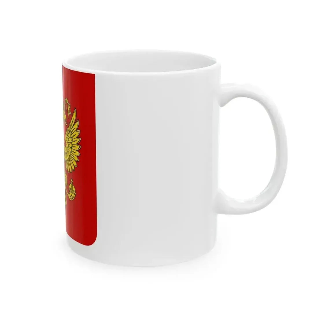 Coat of Arms of the Russian Federation - White Coffee Mug - Go Mug Yourself