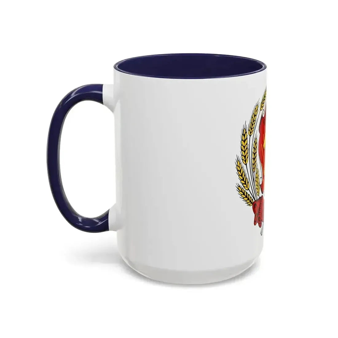 Coat of arms of the Russian Soviet Federative Socialist Republic (1920-1954) - Accent Coffee Mug - Go Mug Yourself