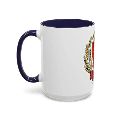 Coat of arms of the Russian Soviet Federative Socialist Republic (1920-1954) - Accent Coffee Mug - Go Mug Yourself
