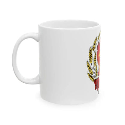 Coat of arms of the Russian Soviet Federative Socialist Republic (1920-1954) - White Coffee Mug - Go Mug Yourself