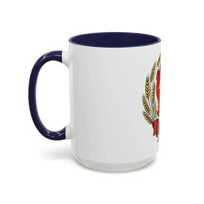 Coat of arms of the Russian Soviet Federative Socialist Republic (1954-1978) - Accent Coffee Mug - Go Mug Yourself