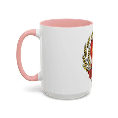 Coat of arms of the Russian Soviet Federative Socialist Republic (1954-1978) - Accent Coffee Mug - Go Mug Yourself