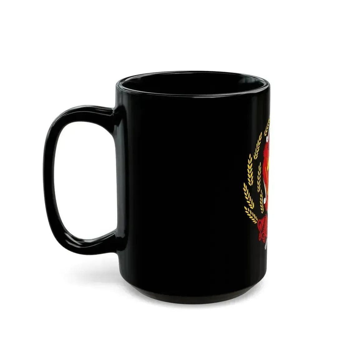 Coat of arms of the Russian Soviet Federative Socialist Republic (1954-1978) - Black Coffee Mug - Go Mug Yourself