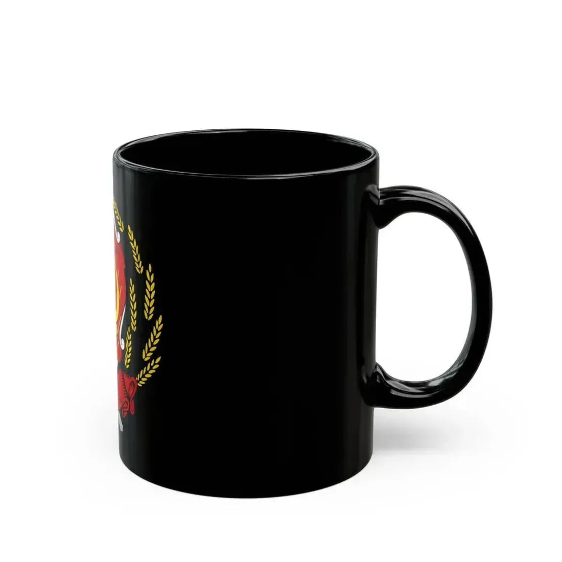 Coat of arms of the Russian Soviet Federative Socialist Republic (1954-1978) - Black Coffee Mug - Go Mug Yourself
